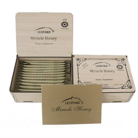 Leopard Miracle Honey Kaufen VIP Original – Energie & Performance (12x15g)